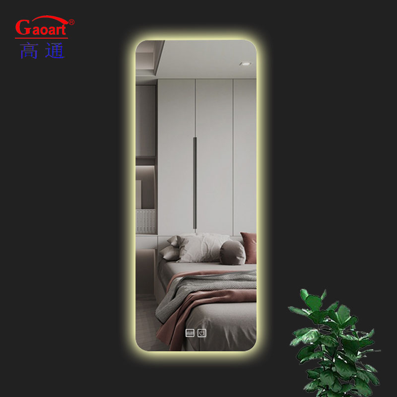 Modern Design Vanity Oval Large Round Bathroom Backlit Smart Led Light Up Bath Mirror For Bathroom