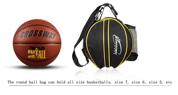 Factory Price Portable Sport Ball Shoulder Bag Football Volleyball Storage Backpack Handbag Round Shape Shoulder Strap Knapsacks