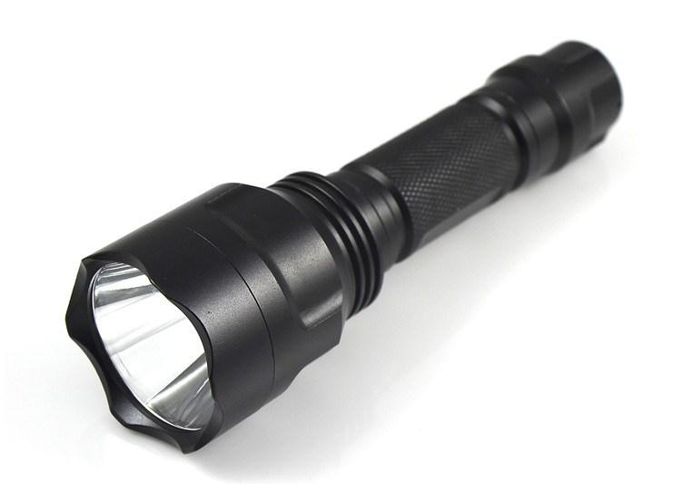 18650 Rechareable CREE C8 XML-T6 High Power 1200 Lumens LED Flashlight with 5 Modes