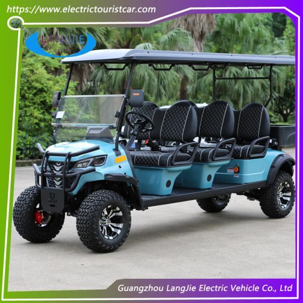 Customized 48 Volt 6 Seat Street Legal Golf Electric Cart Safty Used For