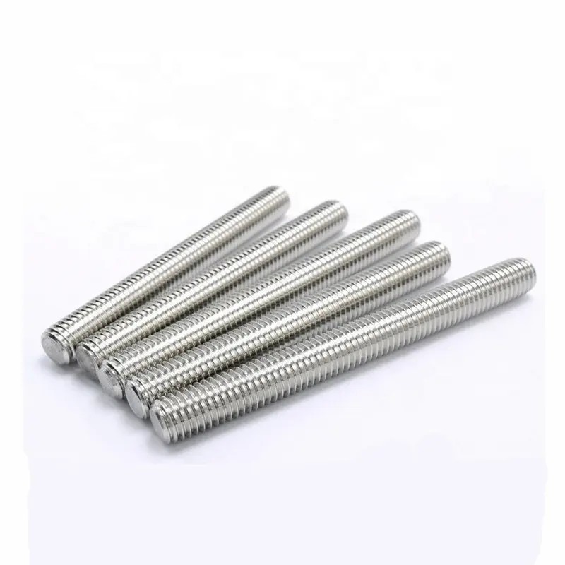 304 316 Threaded Rod DIN 975 Stainless Steel All Threaded Stud Bolt Hardware Fasteners