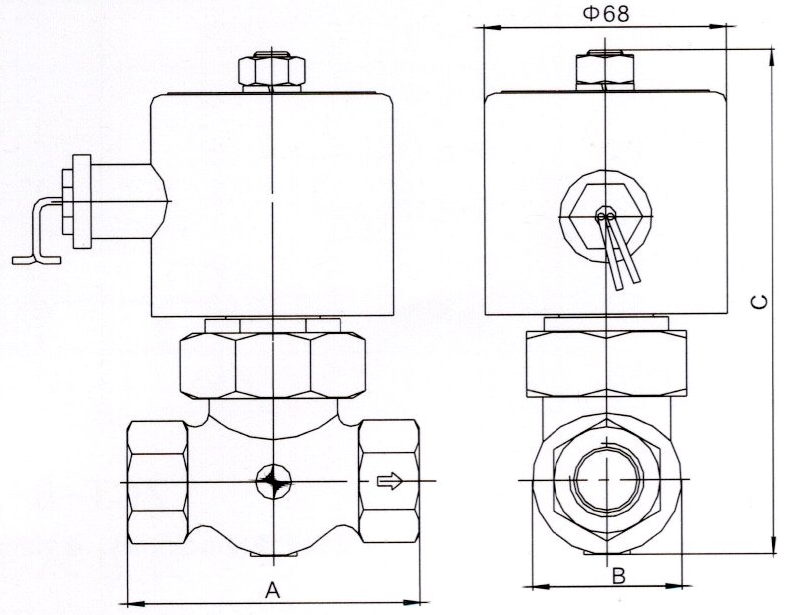 2L Series Steam Stainless Steel Solenoid Valve 1/2'' 3/4'' 1'' 1.5'' 2''