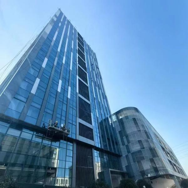 24mm - 35mm Waterproof Glass Curtain Wall Facade Combination Of Form And