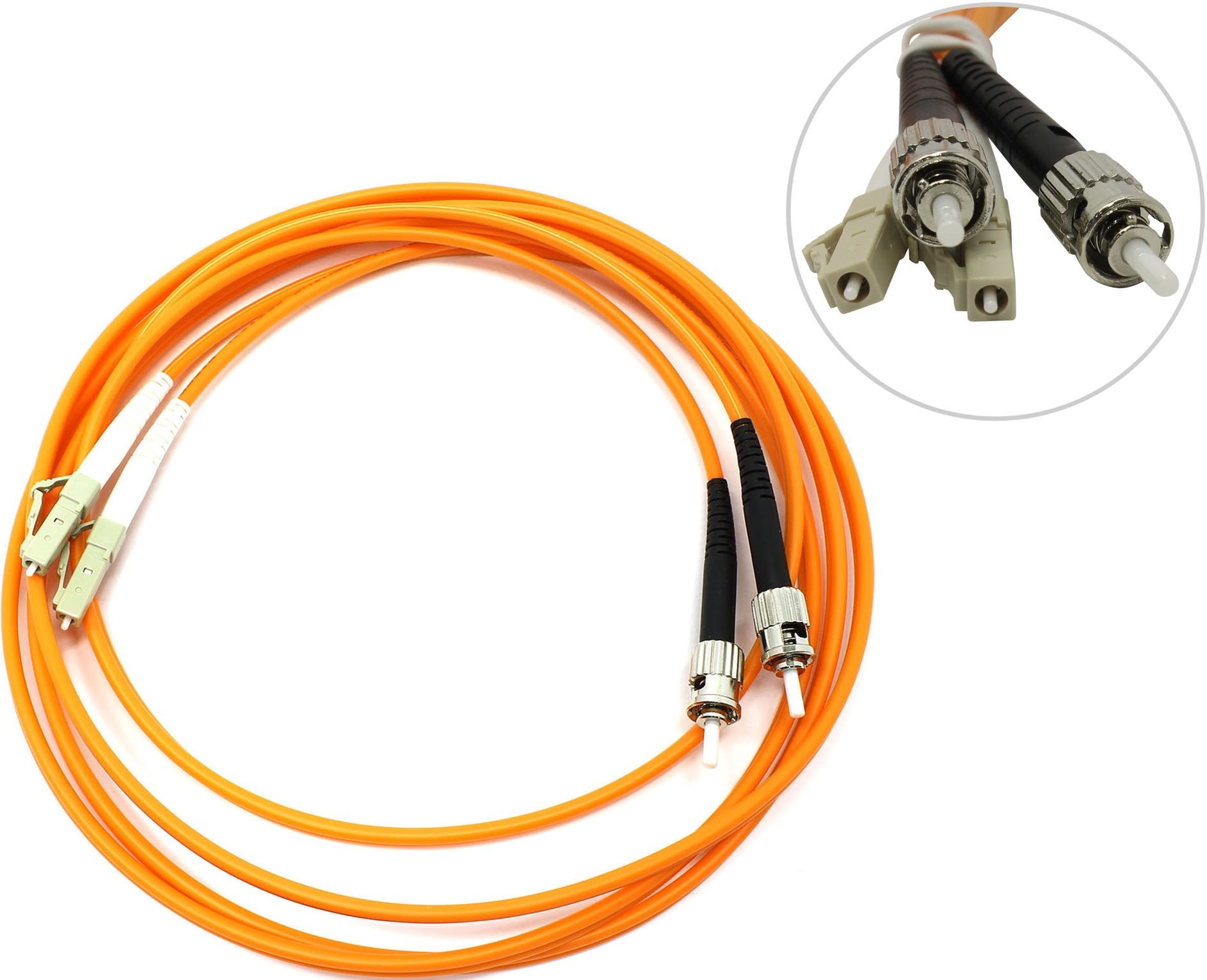 Duplex ST to LC Fiber Optic Patch Cord Singlemode Multimode for Fiber to The Home