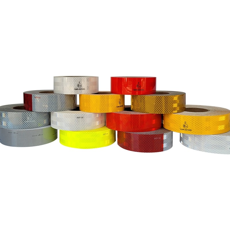 High Visibility Self Adhesive Radium Reflective Tape For Vehicles