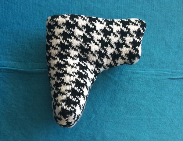 knitted head cover , golf knitted golf putter head cover , golf putter head