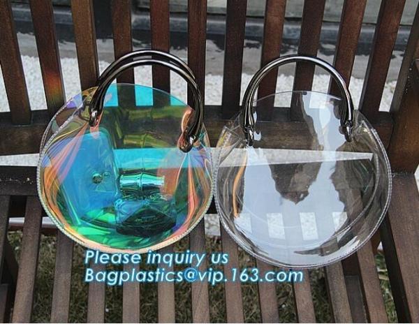 eco friendly teen fashion clear PVC handbag, Plastic PVC Handbags for Women,