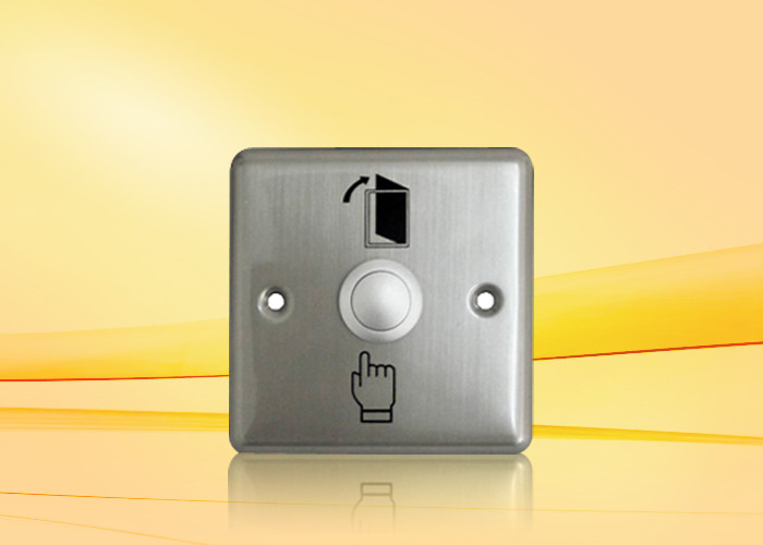 12V stainless steel push button , exit push button for fingerprint and RFID access control Manufactures
