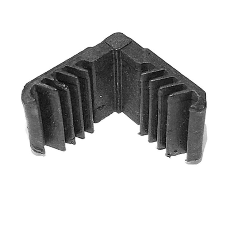Glass Fittings Spacer Bar Pin Fittings Direct Plugin and Corner Aluminum Corner Joint Corner Shape Plastic