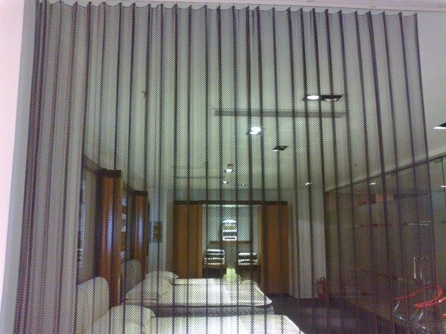 Restaurant Hotel Chain Link Curtain Drapery 0.5mm - 2.0mm Wire Diameter