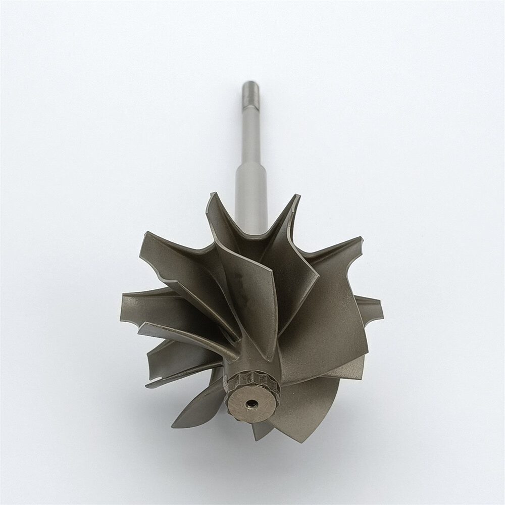 HX40W Turbo Upgrade 5+5 Blades Turbine Wheel Shaft 3596226 4050572 For 4049355 Turbochargers