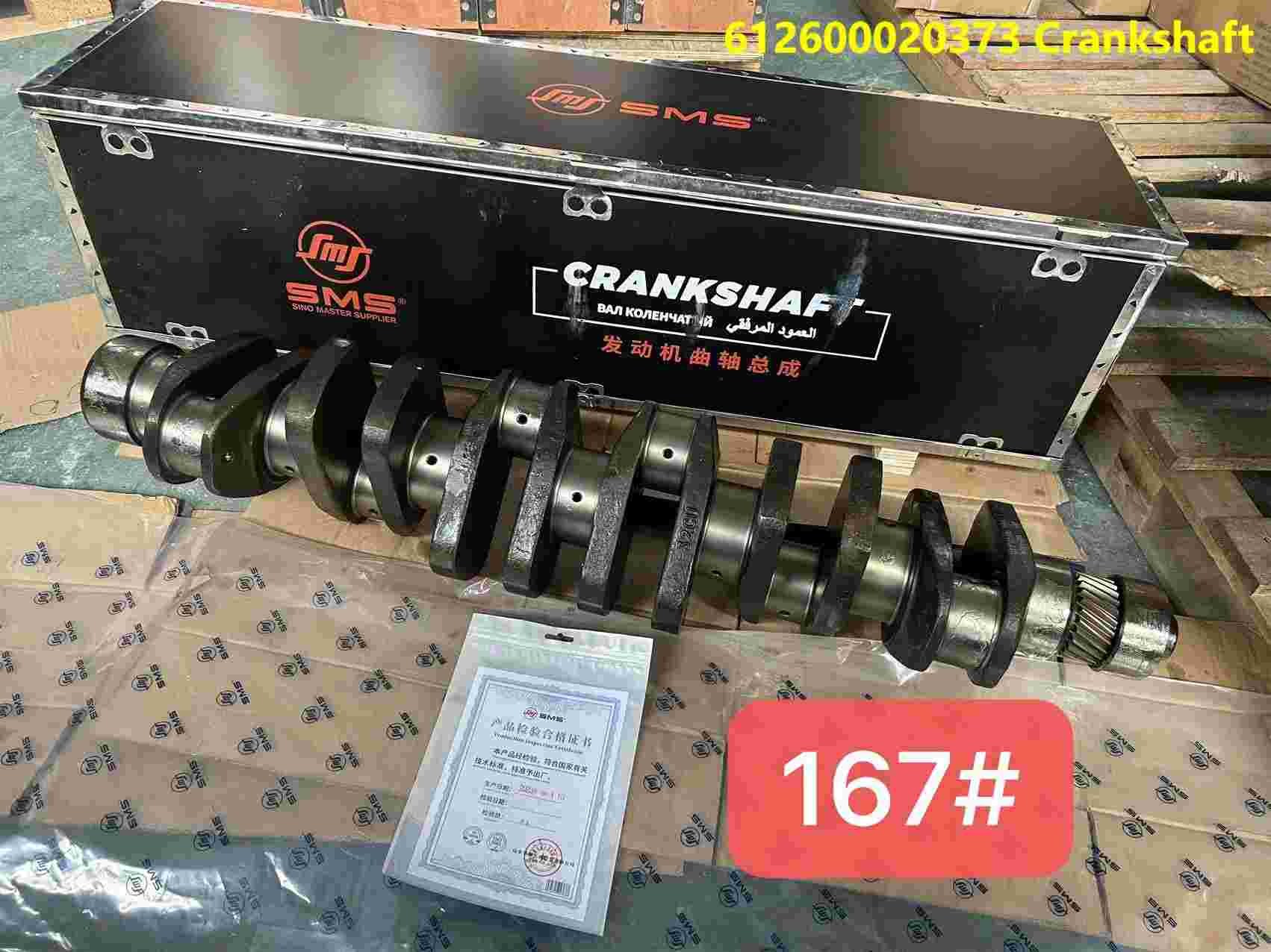 6.7 Powerstroke Crankshaft 612600020373 WEICHAI Engine Parts WP10