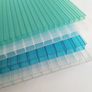 4-12mm Frosted Crystal Polycarbonate Sheet Twin Wall Polycarbonate Hollow Sheet