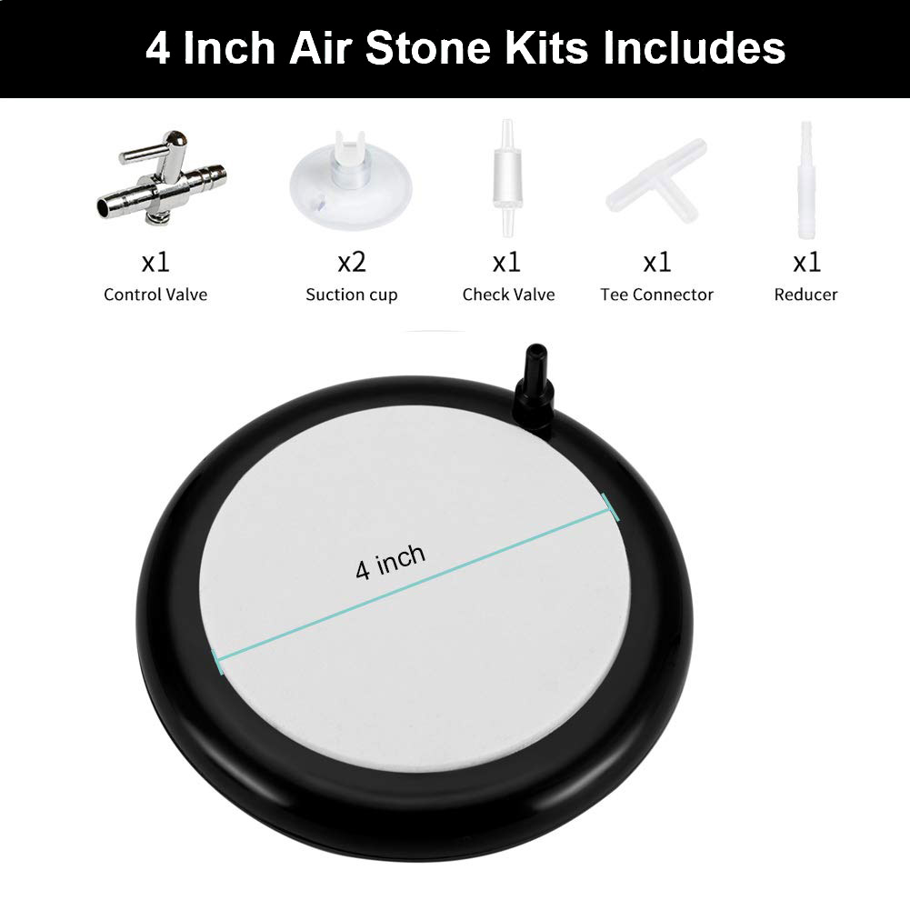 Disk 4 Inch Nano Oxygen Stone For Fish Tank