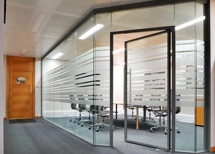 High Security Glass Partition Wall System Double-layer Design