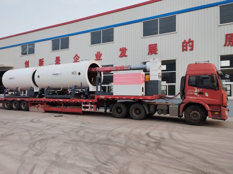 Pipe Dia 960-1680mm Pre Insulated Pipe Production Line 800-1200Kg/H
