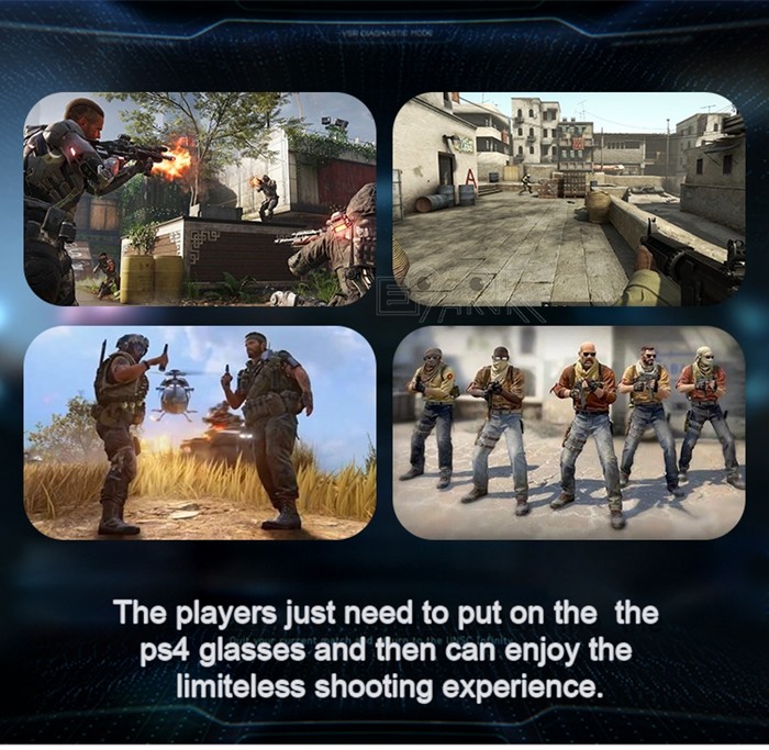 VR Large Space Walking VR Immersive Game Multiplayer 9D VR Shooting Simulator