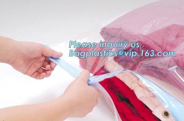 Compression Bag Space Saving, compressible vacumm seal storage bag, vacuum traveling bag without valve, bagease, bagplas