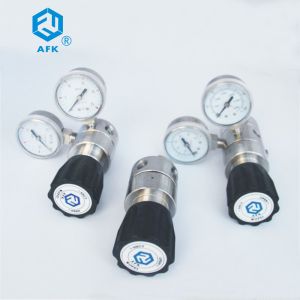 China AFK Adjustable Oxygen Nitrogen Argon Regulator 6000 Psi 1/4NPT Female Body Thread on sale