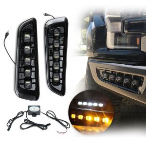  OEM ODM Ford F150 Full LED Fog Light Lamp With Turn Signal Manufactures