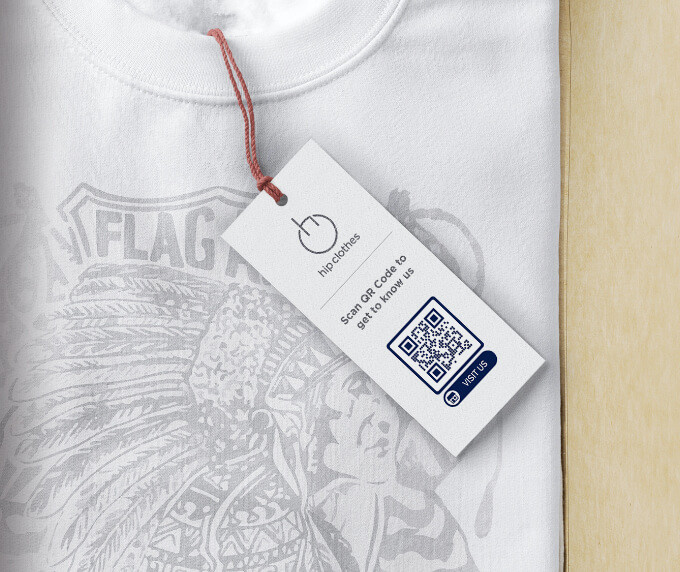 0.63in Apparel Barcode Sticker Printing Label RFID Price Tag