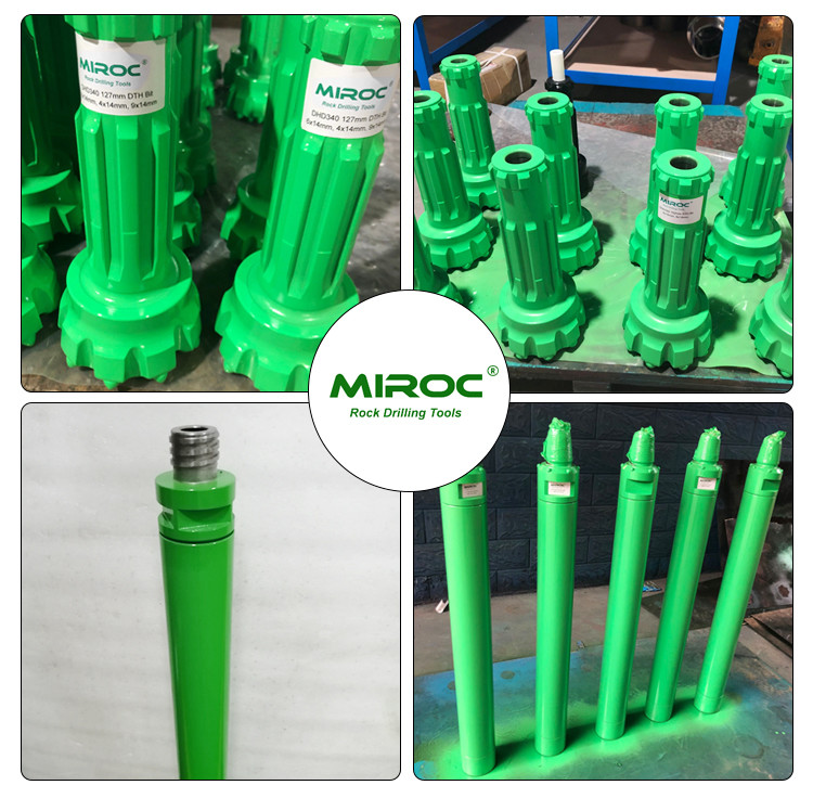 Low Pressure 100mm CIR90 Dth Drill Bits For Drilling Blast Holes