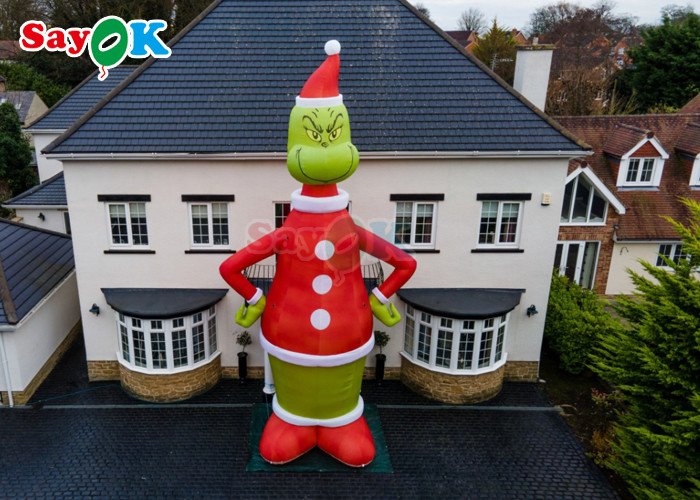 Advertising Inflatable Grinch 9m 30ft Big Santa Christmas Decorations Cartoon