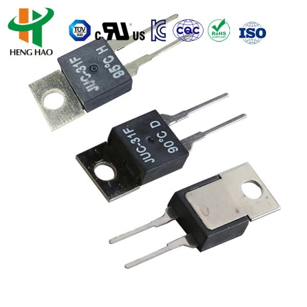 JUC-31F Auto Reset Thermal Fuse Thermostat with 250V 16A for PCB Circuit Board