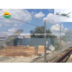 1.5m 1.8m 2.0m High Welded Mesh Fence Security With Spikes On Top