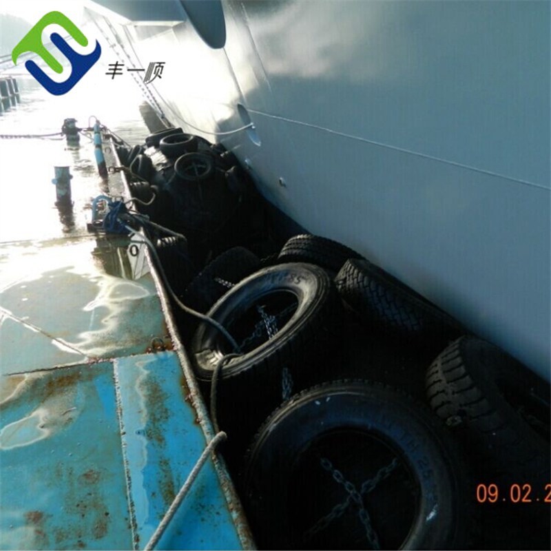 Florescence Rubber Pneumatic Boat Fender Marine Dock Fenders