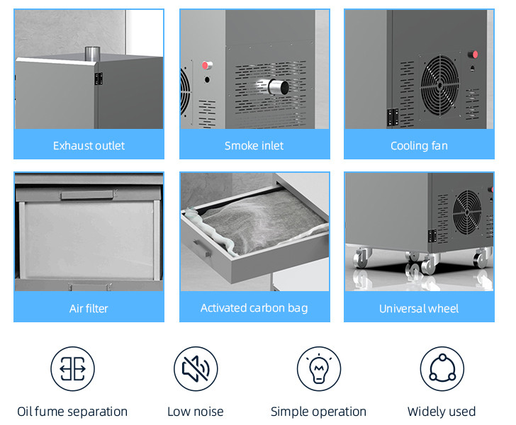 Small Air Purifier Machine For DTF Printer Smoke Extractor Filter Machine