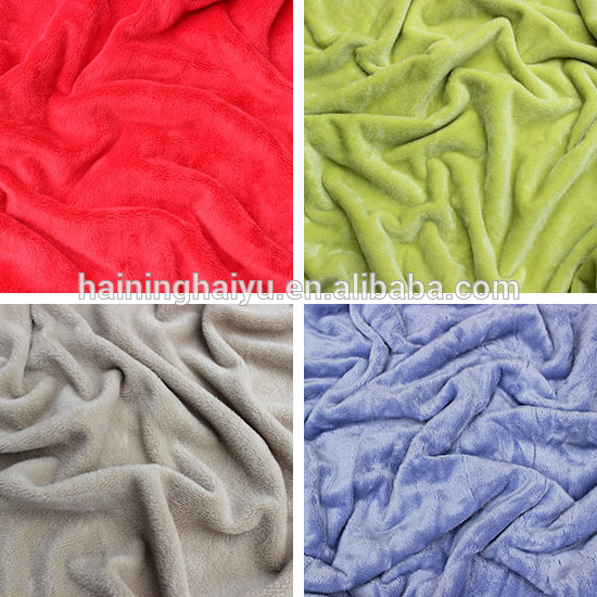 flex plain plush baby blanket minky fabric sofa material cotton fabric