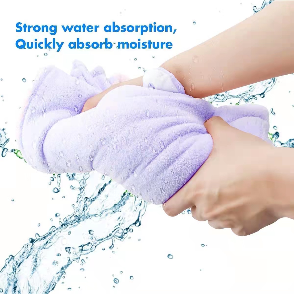 Cartoon Animal Kids Soft Microfiber Coral Fleece Hooded Bath Towel for Boys and Girls