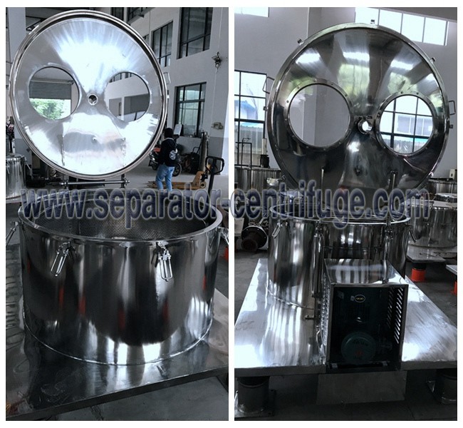 Model PPTD Stainless Steel Hemp Essential Oil Extraction Centrifuge Washing With Alcohol