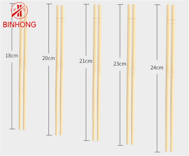 Disposable Natural Nan Bamboo Chopsticks 20cm For Restaurant