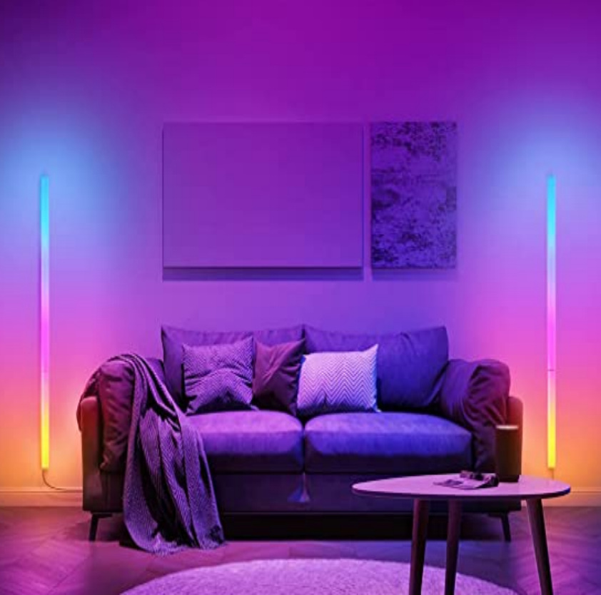 TV Background Led Indoor Home Decor RGB App Remote Google Alexa Control Combination Modern Smart Plug In Sconce Wall La