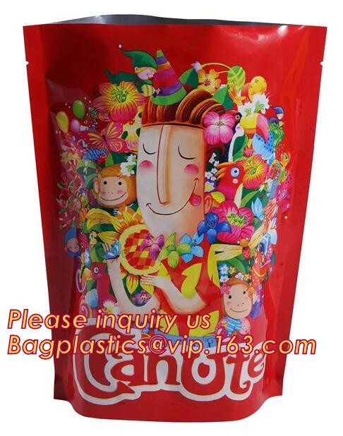 polypropylene Crystal Clear Cello Bags flat square block bottom opp bag,candy opp square bottom cello bag bagease packag