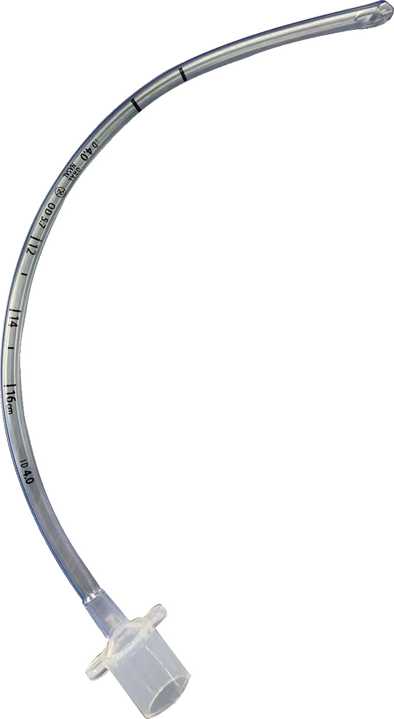 Clear PVC Disposable Endotracheal Tube Without Cuff High Elastic ETT For Children