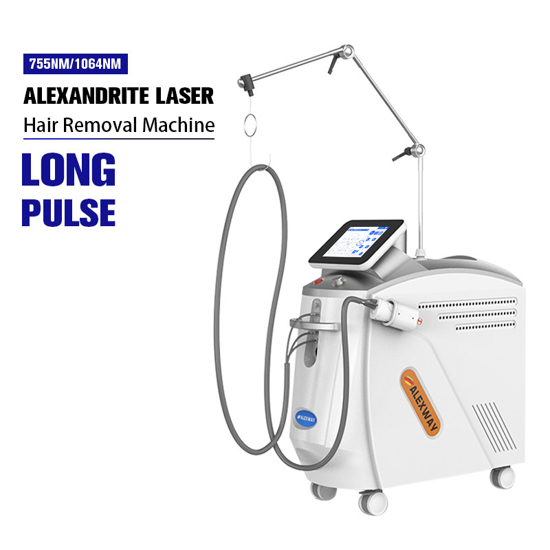 Dual 755nm Alexandrite/1064nm Nd YAG Laser Hair Removal Machine
