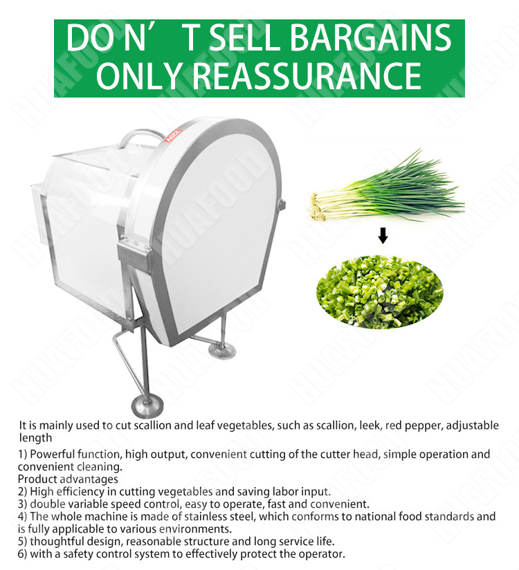Single Head Multifunction Vegetable Cutting Machine Chopped Green Onion 220V Easy To Operate