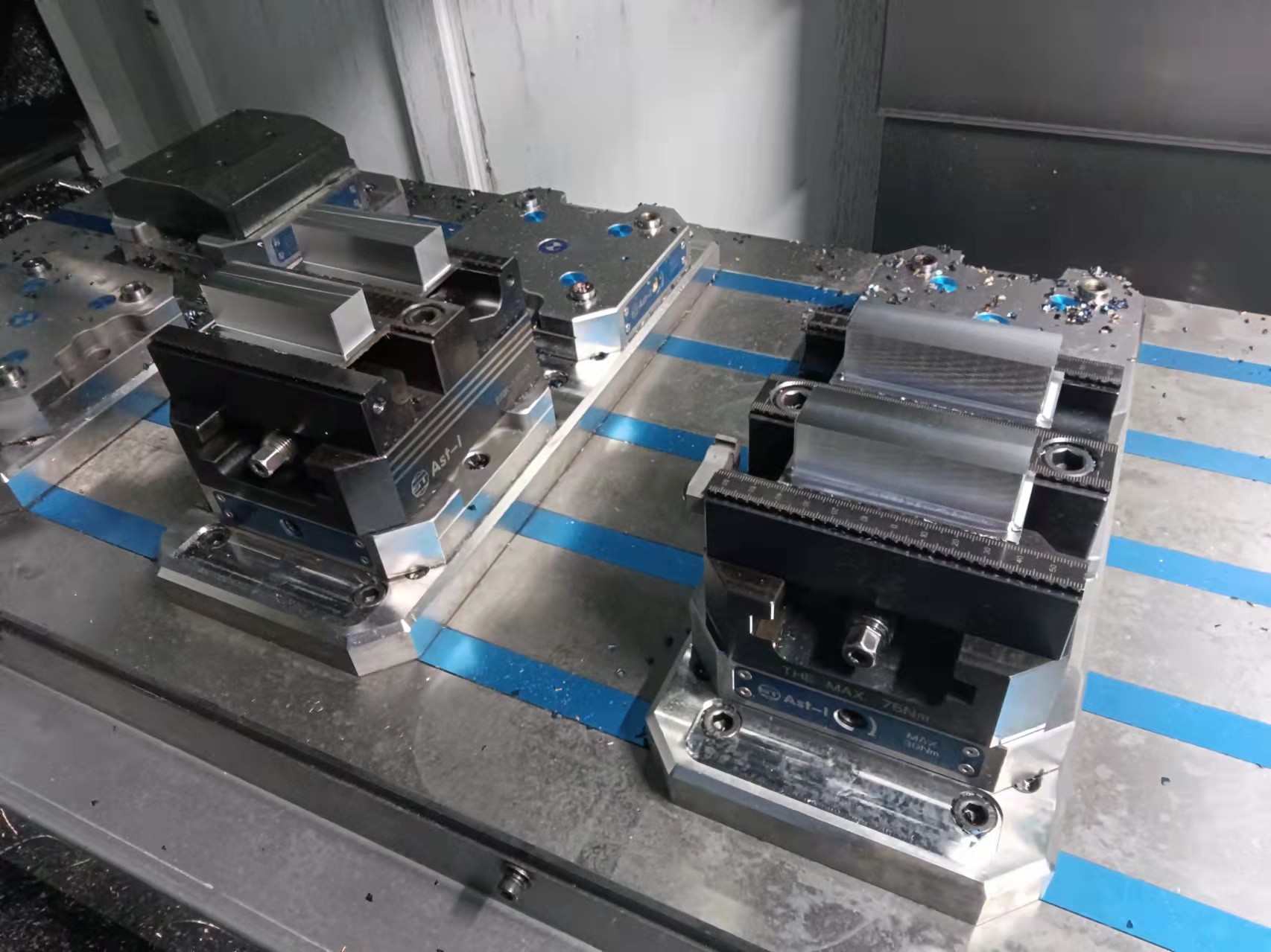 Adjustable 155mm Cnc Workholding Axis Fixtures Flexible Self Centering Vise