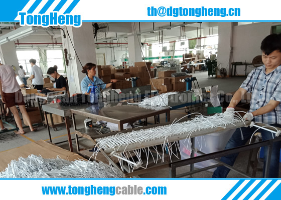 Pair Twisted Conductor And Tinned Copper Braiding Shield Customized Spiral Cable