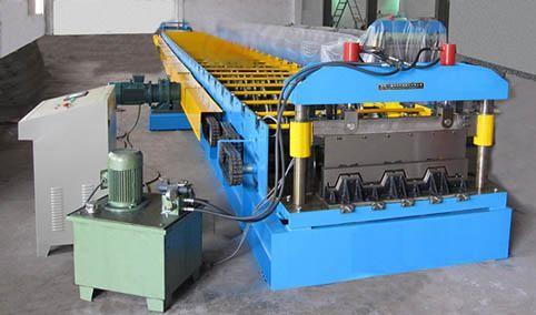 Fully Automatic Deck Floor Roll Forming Equipment 0 - 12 M / Min 28 Roller