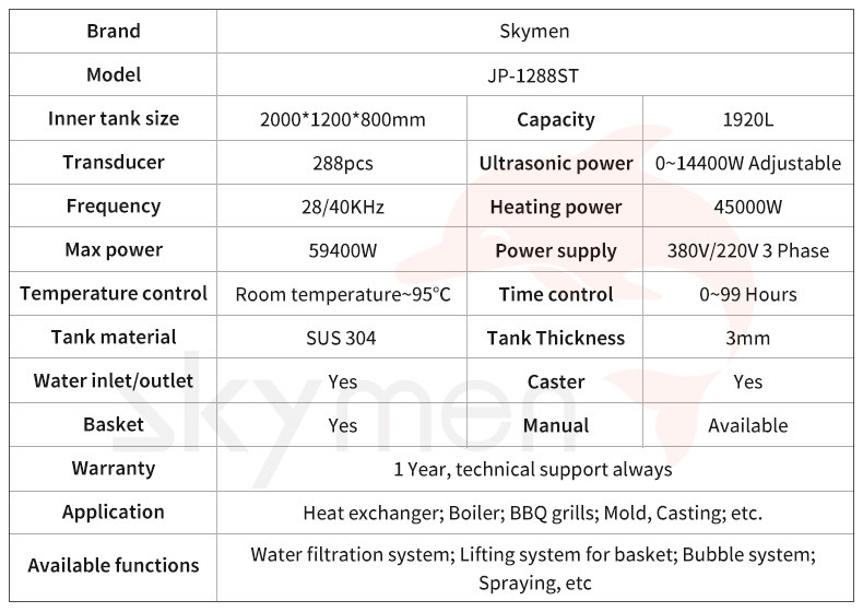 SUS304 Ultrasonic Cleaner Machine 40KHz For Ceramic Filter Membrane