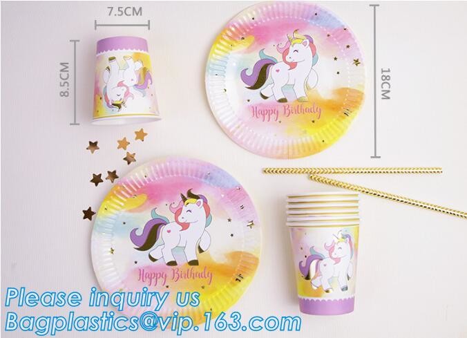 Party supplies, custom printing table rose gold paper biodegradable dinner disposable plate,Compostable Eco Friendly Env