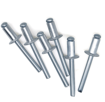 Binding Head DIN 7337 Pop Blind Rivets With Large Flange Rivet Aluminum Blind Pop Rivets