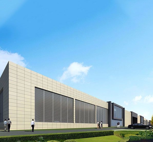Steel Structure Building With Sandwich Panel Steel Warehouse Construction