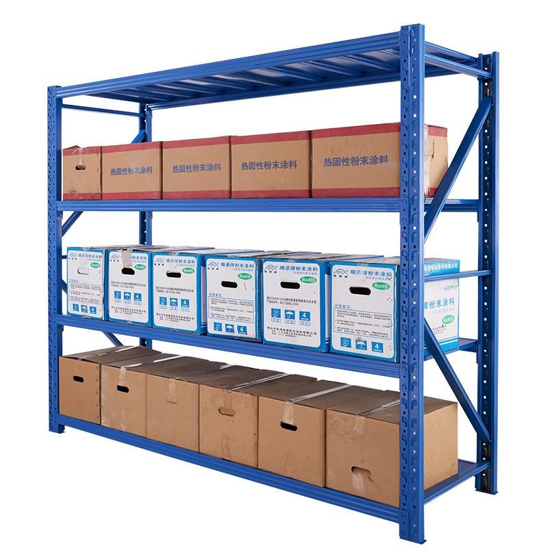 Q235B Light Duty Shelf 200kg Long Span Pallet Racking 4 Layers