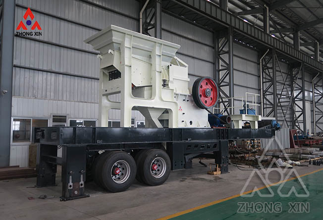 PC Series Wheel-Type mobile jaw rock crusher mobile jaw crusher price of stone crusher machine