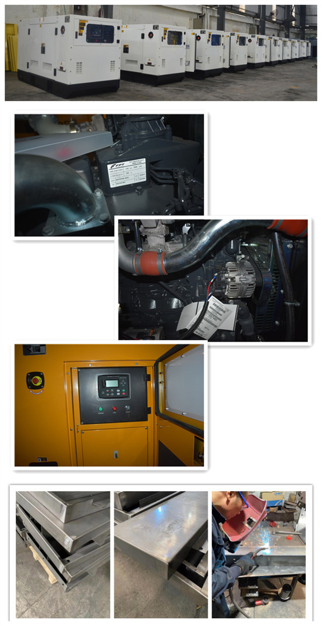 Water Cooled 75KW 380V 94KVA Canopy Diesel Generator